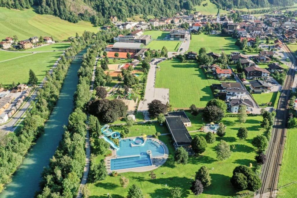 Ferienhaus Zillertal Panorama Blick Balkon Sauna Zellberg Exteriér fotografie