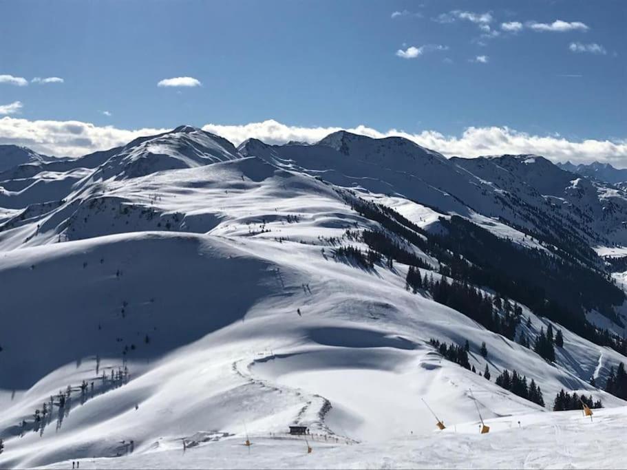 Ferienhaus Zillertal Panorama Blick Balkon Sauna Zellberg Exteriér fotografie